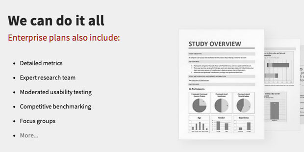 Usability testing to validate design decisions